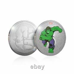 Royal Mail MARVEL Hulk Limited Edition Silver Medal Cover