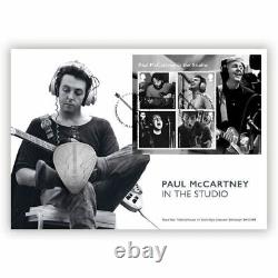 Royal Mail Paul McCartney In studio Silver Medal Cover