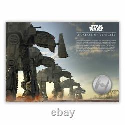 Royal Mail Star Wars A Galaxy of Vehicles Sliver Medal Cover Limited