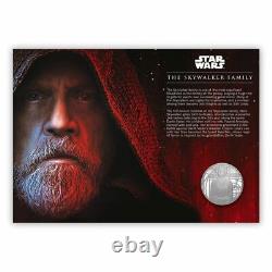 Royal Mail Star Wars Skywalker Family Sliver Medal Cover Limited Edition