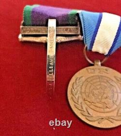 Royal Marines Group Of Two'gsm' Medal Northern Ireland Clasp & Un Cyprus