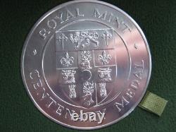 Royal Mint 1987 Revival of The Order of the Thistle 5oz silver medal 63mm