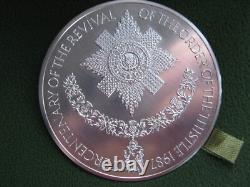 Royal Mint 1987 Revival of The Order of the Thistle 5oz silver medal 63mm