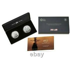 Royal Mint 400th Anniversary Mayflower Silver Proof Coin Medal Set -UK RELEASE