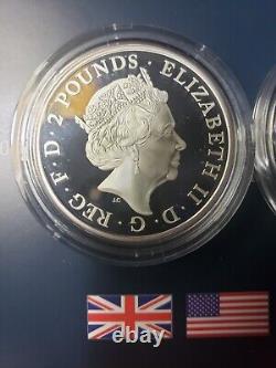 Royal Mint 400th Mayflower Voyage Anniversary, 2020 Silver Proof Coin And Medal