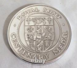Royal Mint Centenary Medal. 800 Years of Mayoralty. Sterling Silver. London 1989