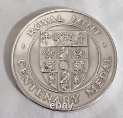 Royal Mint Centenary Medal. 800 Years of Mayoralty. Sterling Silver. London 1989