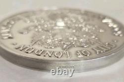 Royal Mint Centenary Medal. 800 Years of Mayoralty. Sterling Silver. London 1989