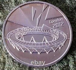Royal Mint Official London Olympic 2012 50p Sports Album + Completer Medallion