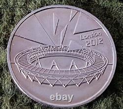 Royal Mint Official London Olympic 2012 50p Sports Album & Completer Medallion