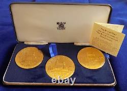 Royal Mint, Royal Observatory Tercentenary Bronze Medal Set + Case (Ref. T0803)