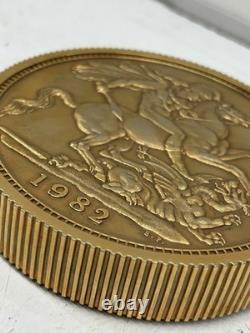 Royal Mint St George & Dragon 1982 Large Display Coin Medallion Coin Club