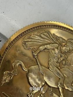 Royal Mint St George & Dragon 1982 Large Display Coin Medallion Coin Club