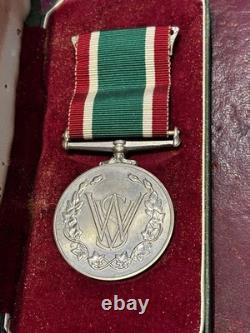 Royal Mint Women's Voluntary Service Medal, W. V. S. In Presentation Box