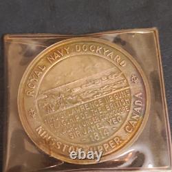Royal Naval Dockyard Kingston Upper Canada HMS St Lawrence 1814 Medal