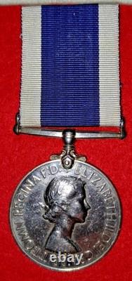 Royal Naval LSGC Medal, Elizabeth II, Britt Omn Obverse to H. M. S. St. Kitts