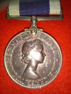 Royal Naval LSGC Medal, Elizabeth II, Britt Omn Obverse to H. M. S. St. Kitts