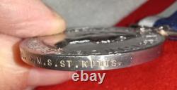 Royal Naval LSGC Medal, Elizabeth II, Britt Omn Obverse to H. M. S. St. Kitts