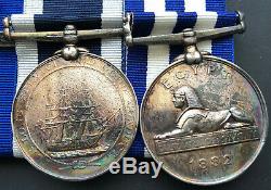 Royal Navy Egypt LSGC medal group circumnavigating the world with King George V