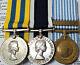 Royal Navy Korea War & Long Service Medal Group To P. O Lovett. H. M. S. Tumult