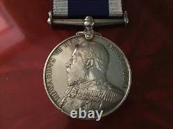 Royal Navy LSGC medal Edward VII to 146851 Chief Stoker J. Small, HMS Fire Queen