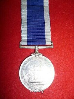 Royal Navy Long Service Medal, Coinage Bust to Kemp, HMS Vanessa