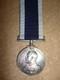 Royal Navy Long Service Medal G. V. R. H. M. S. Columbine (Rowett, served Gallipoli)