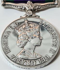 Royal Navy Post Ww2 British General Service Medal Northern Ireland Borneo Malaya
