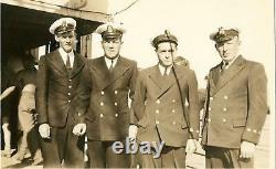 Royal Navy WW1 & WW2 Naval medal Group Sharpe Shipwright Officer Bi Corn Sword
