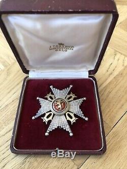 Royal Norwegian Order of ST OLAV COMMANDER 1 STAR Saint Olaf Norway medal