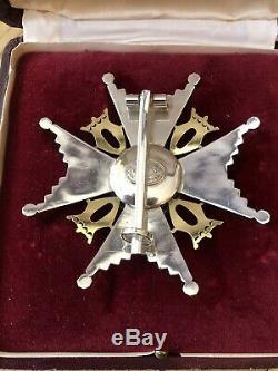 Royal Norwegian Order of ST OLAV COMMANDER 1 STAR Saint Olaf Norway medal
