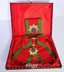 Royal Order of Cambodia National Commander Officer Type 3 Grand Cross Sash Medal