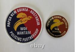 Royal Papua New Guinea Constabulary, Australia Police AFP Medal Patch Coin PNG