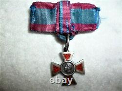 Royal Red Cross Breast Badge Medal on Ladies Bow Contemporary Miniature Medal