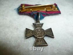 Royal Red Cross Breast Badge Medal on Ladies Bow Contemporary Miniature Medal