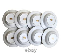 Royal Scotland 14-Piece Versace Style Gold Lattice & Medallion China Serving Set