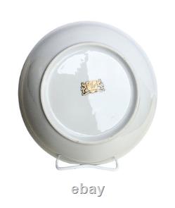 Royal Scotland 14-Piece Versace Style Gold Lattice & Medallion China Serving Set