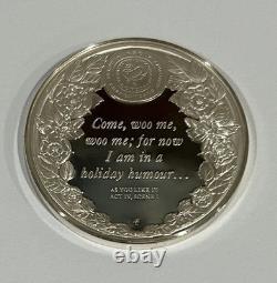 Royal Shakespeare Sterling Silver Medal. As You Like It. Franklin Mint