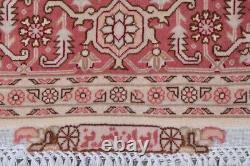 Royal Tabrez Medallion Wool & Silk Hand Knotted Oriental Rug 5 x 7 ft SR 21K