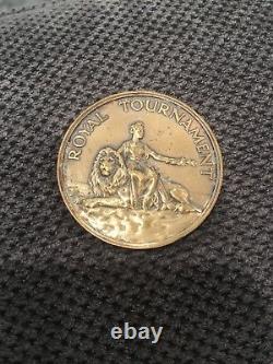 Royal Tournament First Prize Bronze Medal Military Games Olympics Epee Coin
