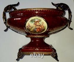 Royal Vienna Center piece with Angelica Kaufman Style medallion, Unbranded