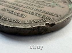 Royal Visit to The Mint Birmingham 1874 RALPH HEATON & SONS Coiners In 37mm (G)