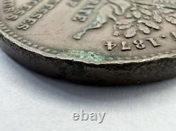 Royal Visit to The Mint Birmingham 1874 RALPH HEATON & SONS Coiners In 37mm (G)