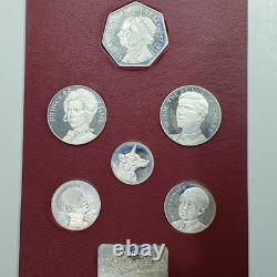 Royal Wedding Silver Medal Coin Set Uncirculated Very Rare Scarce 1972