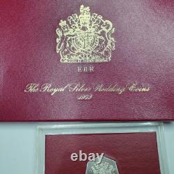 Royal Wedding Silver Medal Coin Set Uncirculated Very Rare Scarce 1972