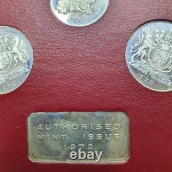 Royal Wedding Silver Medal Coin Set Uncirculated Very Rare Scarce 1972