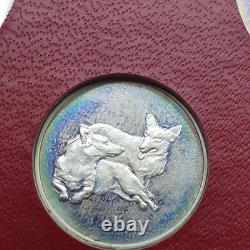 Royal Wedding Silver Medal Coin Set Uncirculated Very Rare Scarce 1972