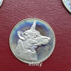 Royal Wedding Silver Medal Coin Set Uncirculated Very Rare Scarce 1972