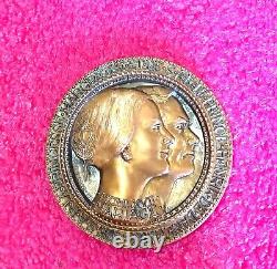 Royal weddings Queen Margrethe and Consort Prince Henrik (1967) French medal