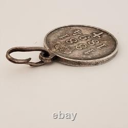 Russia Imperial Alexander III Order Medal 1881-1894 Silver Pre WW1 Authentic